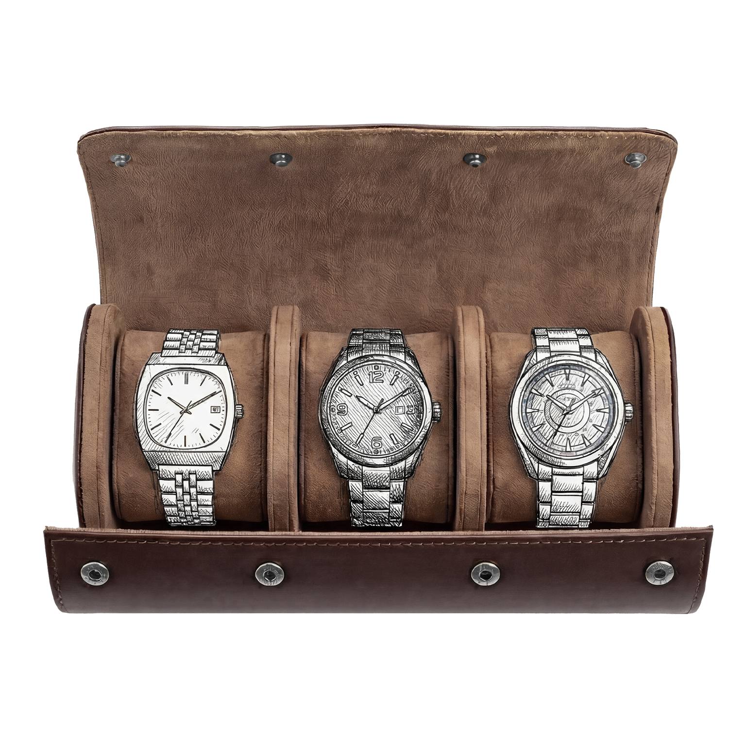 Watch Roll Brown - Jacob Zech